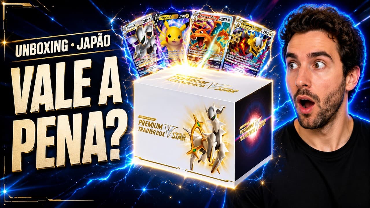 Abrindo a Premium Trainer Box VSTAR direto do JAPÃO | UNBOXING